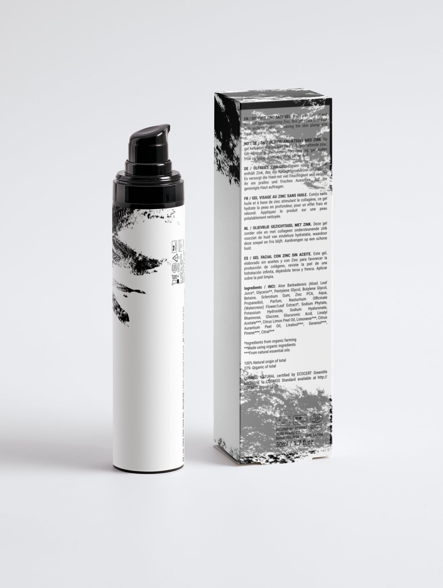 Oil-Free Zinc Face Gel for Men